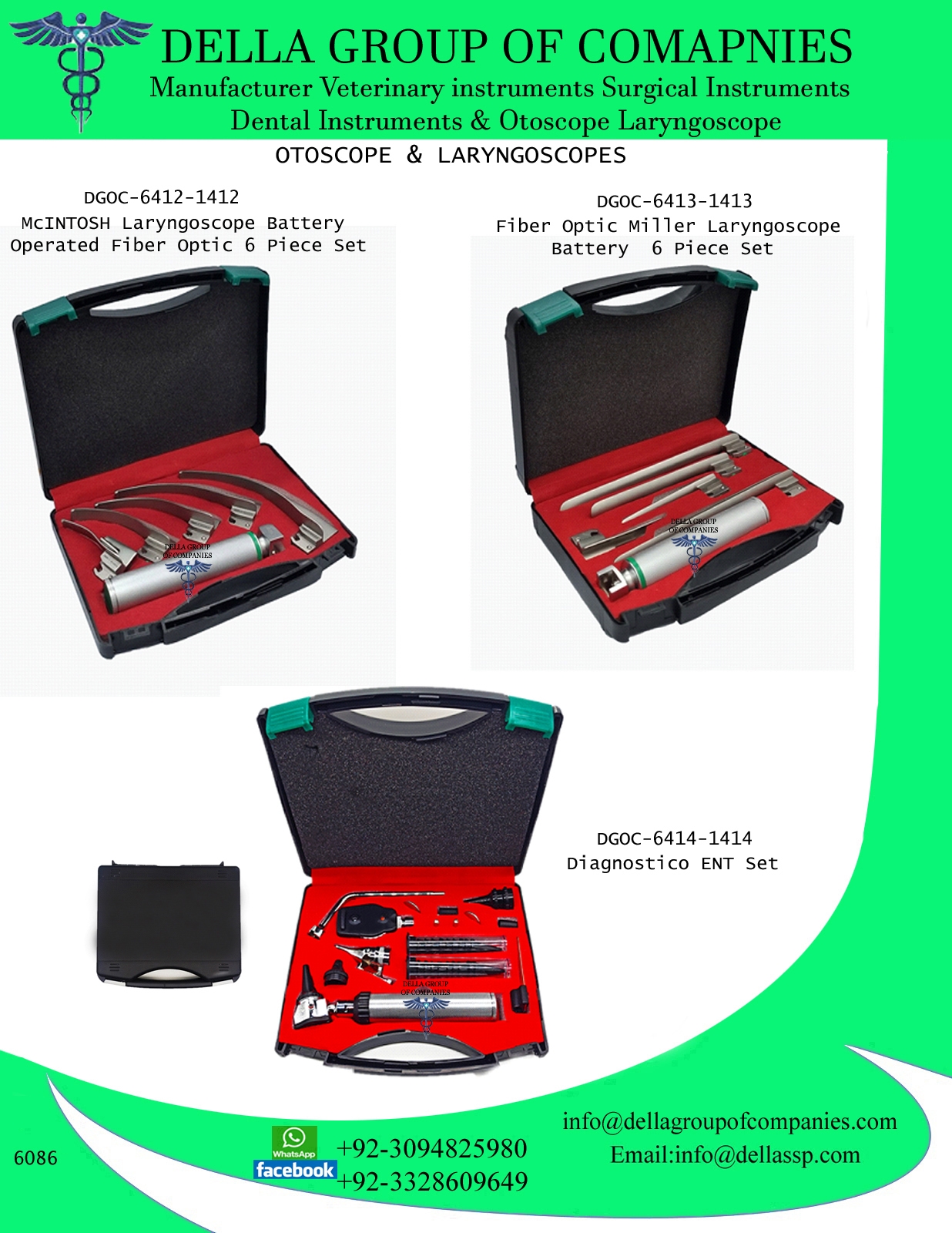 Otoscope & Laryngoscopes